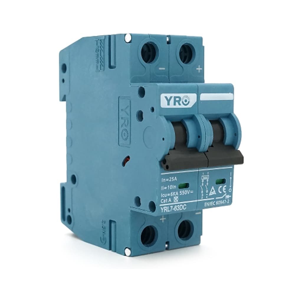 Автоматичний вимикач YRO YRL7-63DC/550 2P 25A