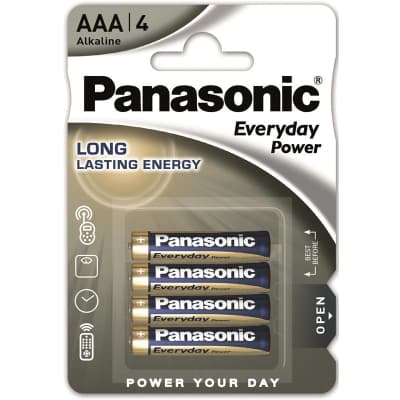 Батарейка Panasonic AAА LR03 Everyday Power * 4 (LR03REE/4BP)