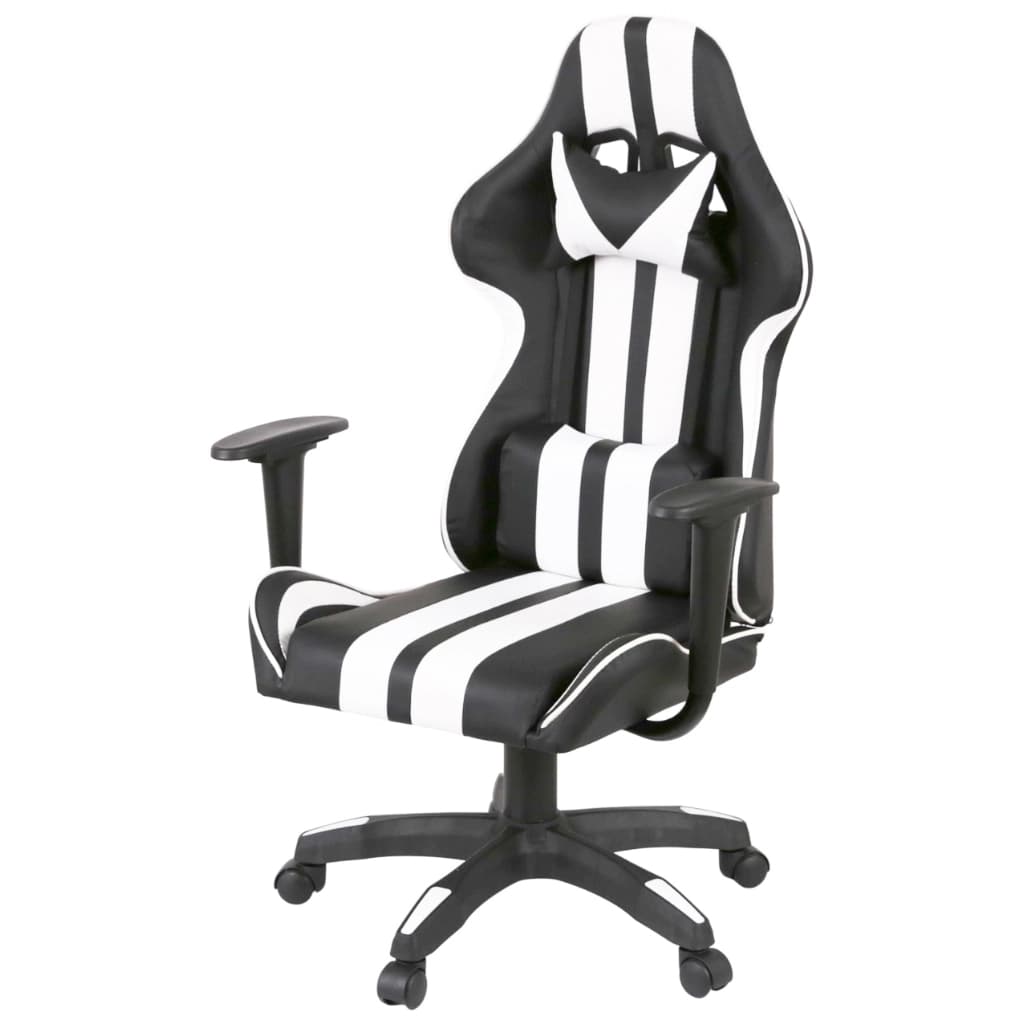 Крісло ігрове Аклас Стрік Light ANF Білий (PU-чорний/білий) (00160343)