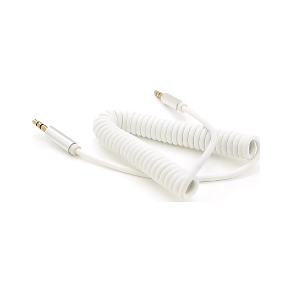 Кабель мультимедійний 3.5mm M to 3.5mm M 1.5m 90° corner white Voltronic (YT-AUXSGJ(M)/(M)-1.5-W)