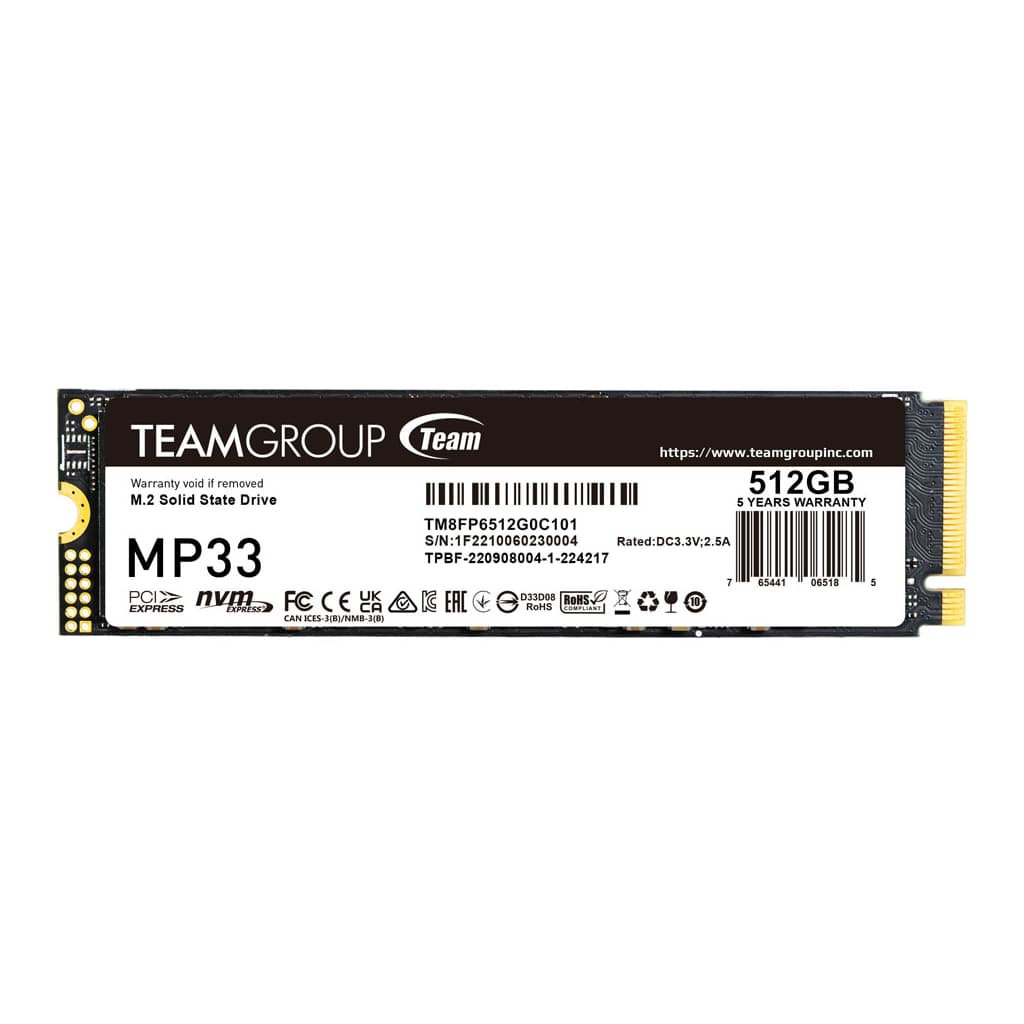 Накопичувач SSD M.2 2280 512GB Team (TM8FP6512G0C101)