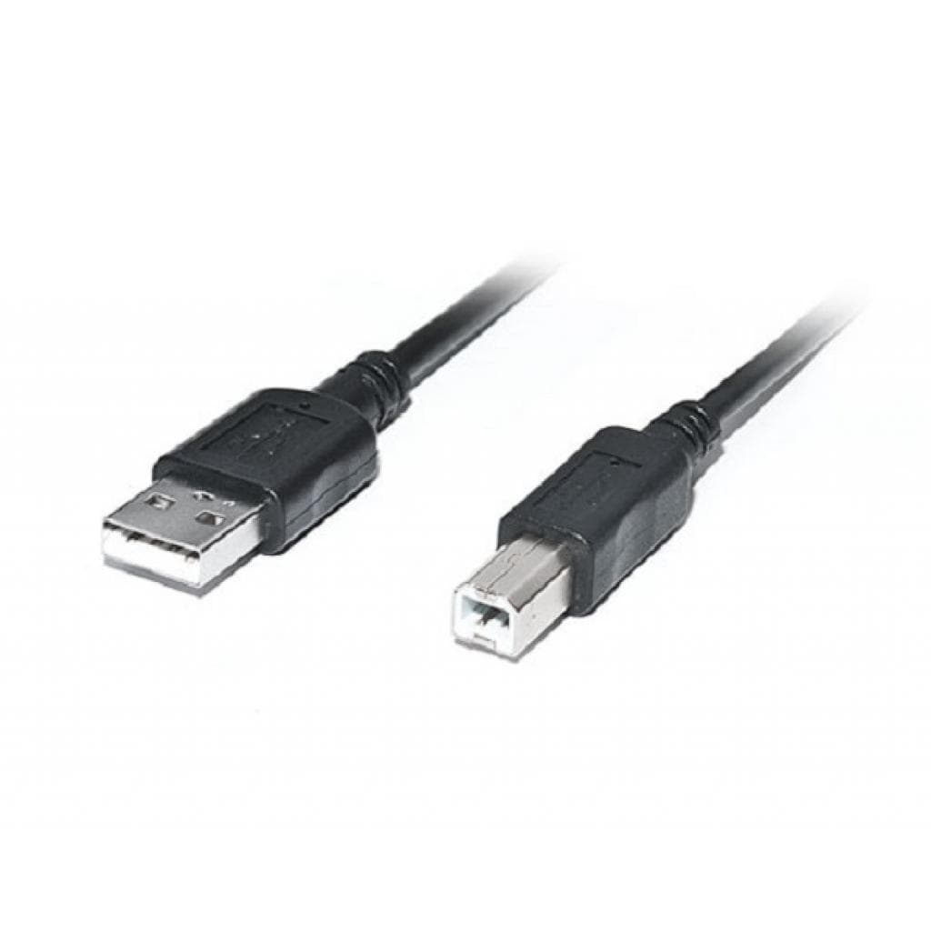 Кабель для принтера USB 2.0 AM/BM 2.0m Pro black REAL-EL (EL123500026)