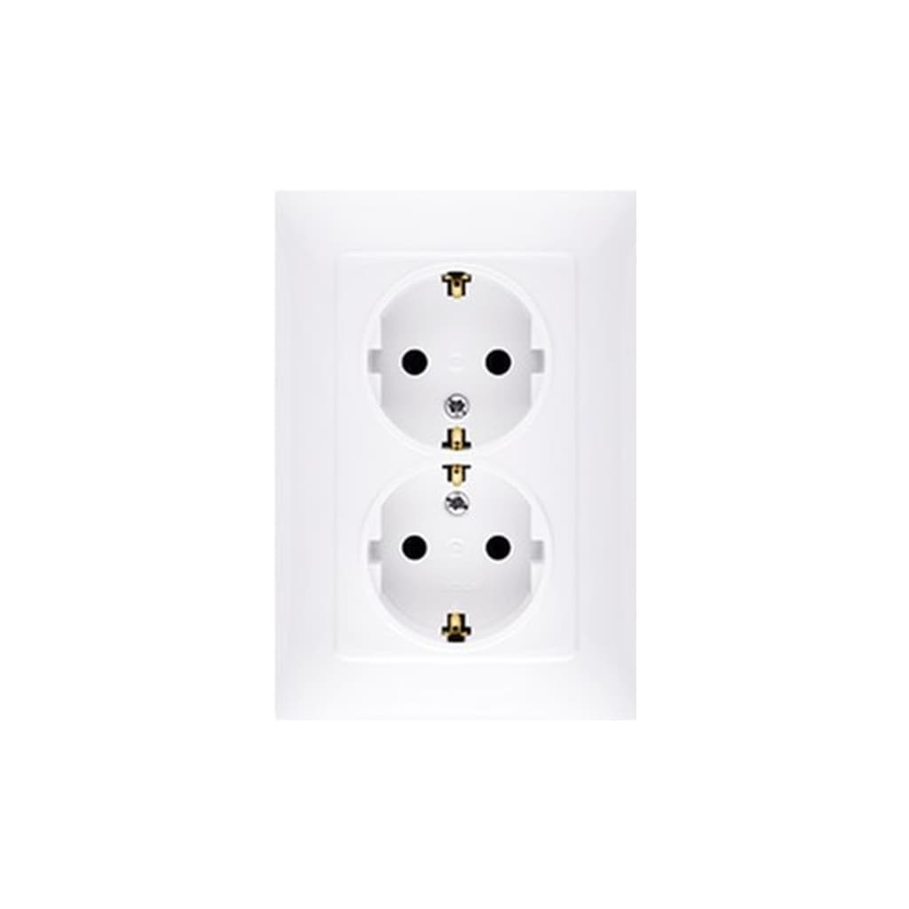 Розетка Simon SCHUKO, біла (CGSZ2/11)