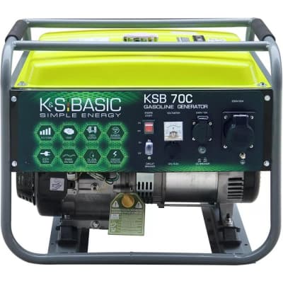 Генератор Konner&Sohnen KSB 70C, 230V, 5.5kW, ручний стартер, 66.6кг (KSB70C)
