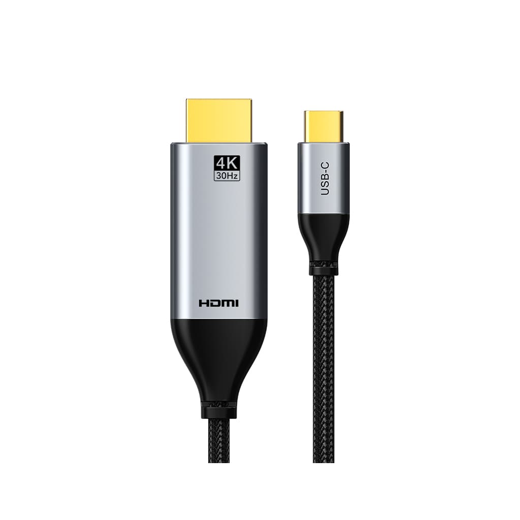 Кабель мультимедійний USB-C to HDMI M 3.0m V1.4 4K30Hz Cabletime (CA915378)