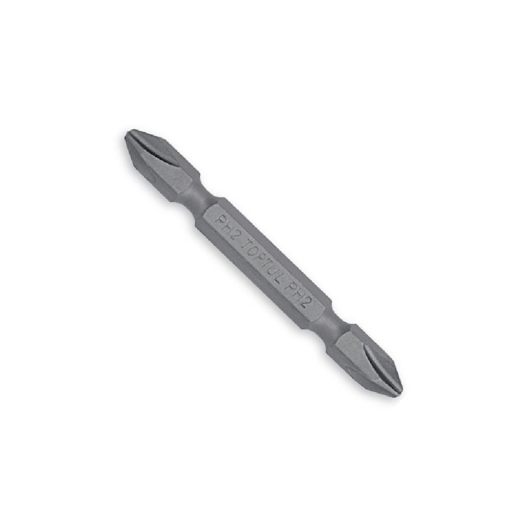 Біта для шуруповерта Toptul двостороння викруткова 1/4" PH2хPH2 L65мм (FKPH0202U)