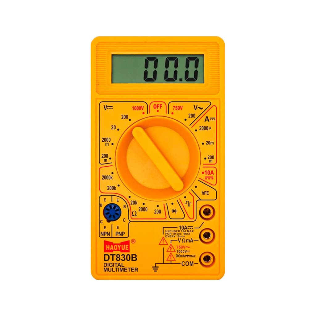 Цифровий мультиметр HAOYUE DT-830B, щупи, Box (HAOYUE DT-830B)