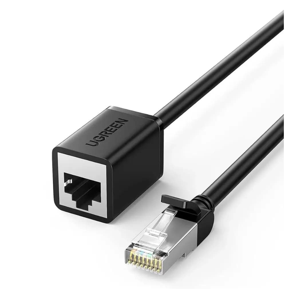 Патч-корд 1м, F/UTP cat 6 RJ-45 extension black Ugreen (U_11279)