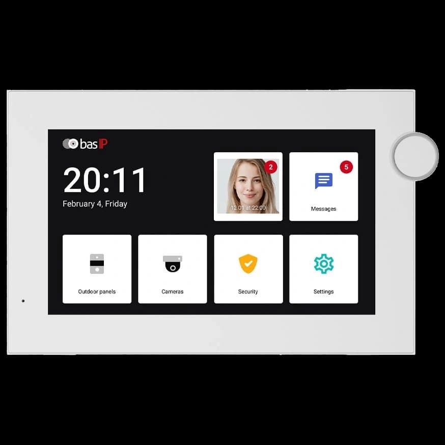 Відеодомофон Bas-IP AZ-07LF white Android 7" Wi-Fi