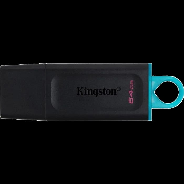 USB флеш накопичувач Kingston 64GB USB3.2 Gen 1 DataTraveler Exodia (Black + Teal)