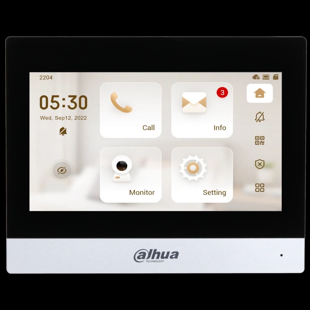 Відеодомофон Dahua DHI-VTH8621KMS-WP 7" дюймів Wi-Fi