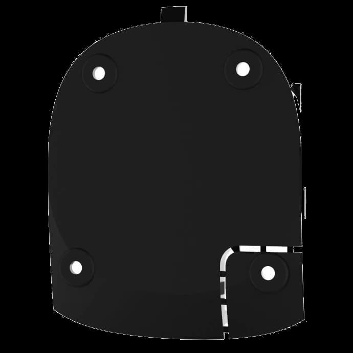 Частина пластикового корпусу Smartbracket Ajax Hub black