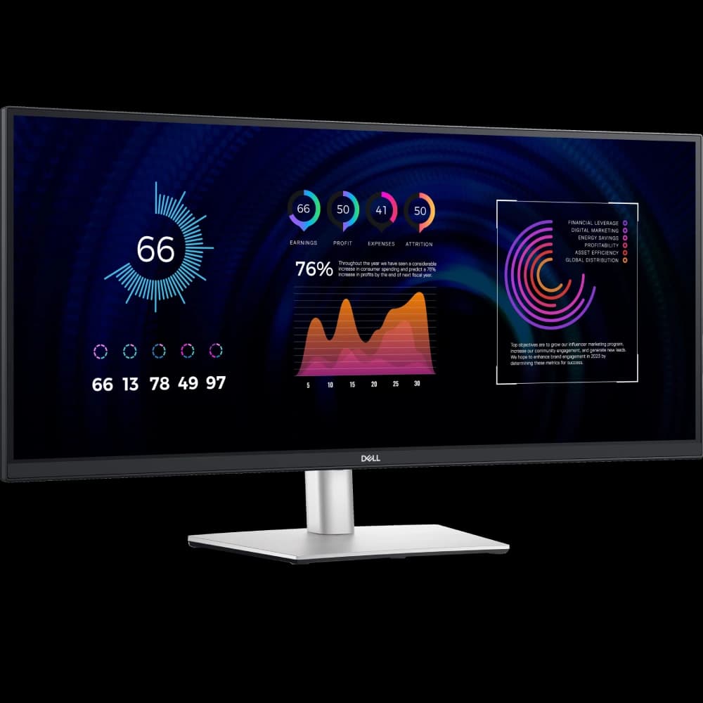 Монітор Dell P3424WE 34" дюйма 3440х1440