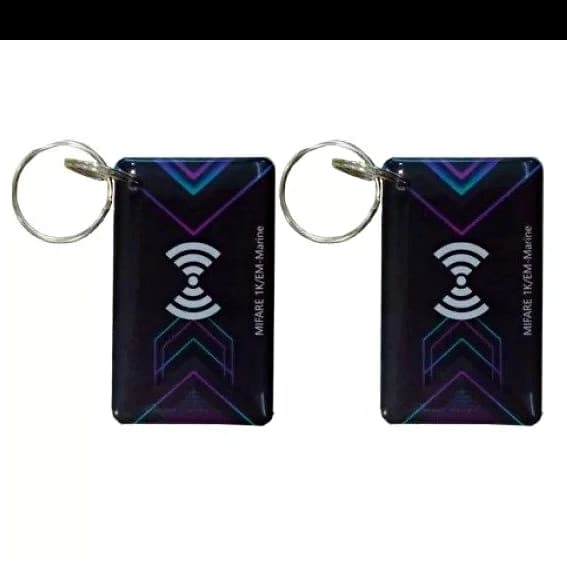 брелок прямокутний EM-Marine + MIFARE (125KHz и 13,56Mhz)
