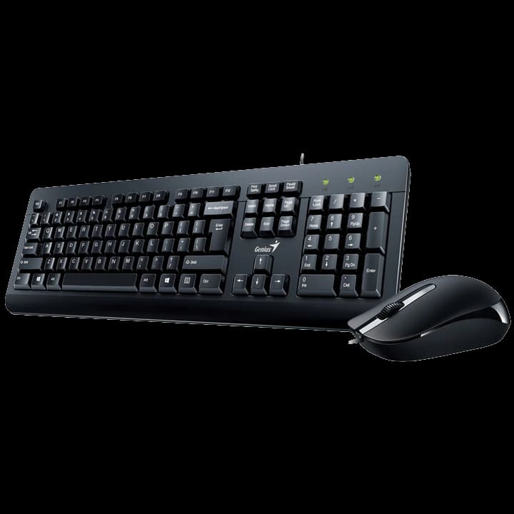 Комплект (клавіатура + миша) Genius KM-160 Black Ukr (31330001419)