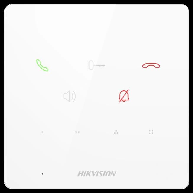Аудіодомофон IP мережевий POE Hikvision DS-KH6000-E1/White