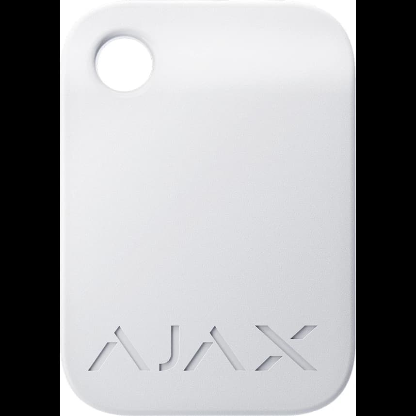 Безконтактний брелок управління Ajax Tag white RFID (3pcs)