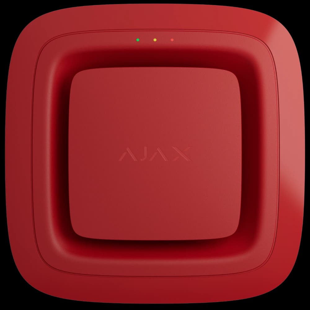 Сповіщувач Ajax EN54 FireProtect (Sounder) red пожежний звуковий