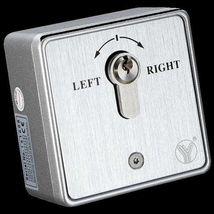 Кнопка аварійного виходу із ключем Yli Electronic YKS-851EN