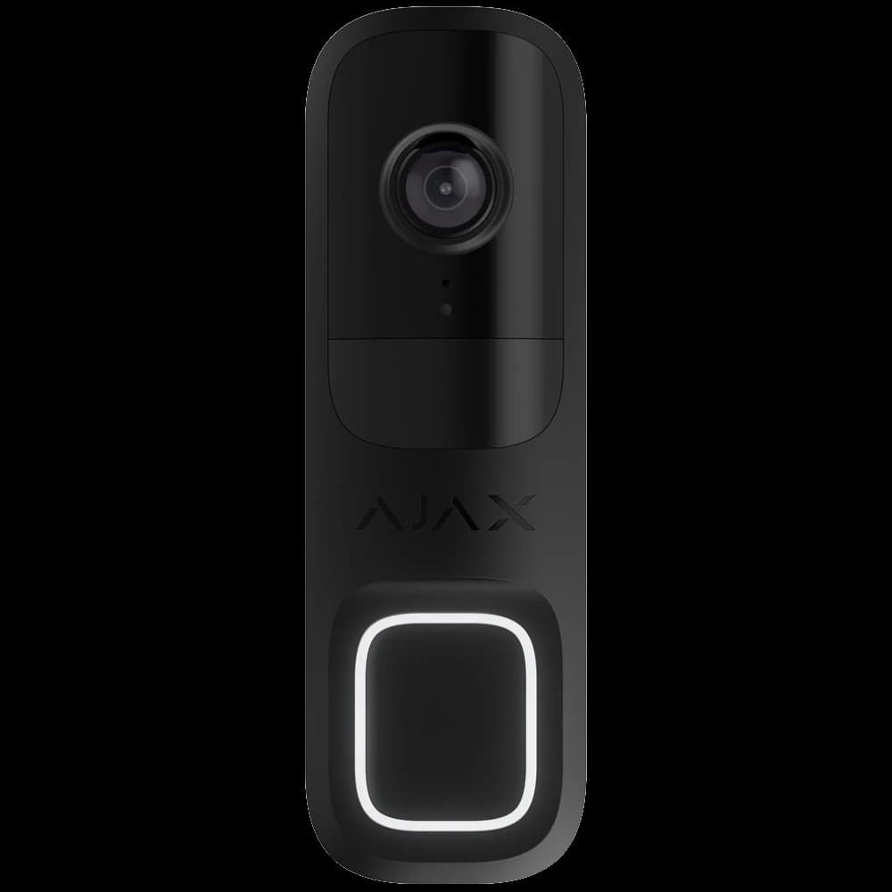 Відеодзвінок Ajax Doorbell black RAL 9005
