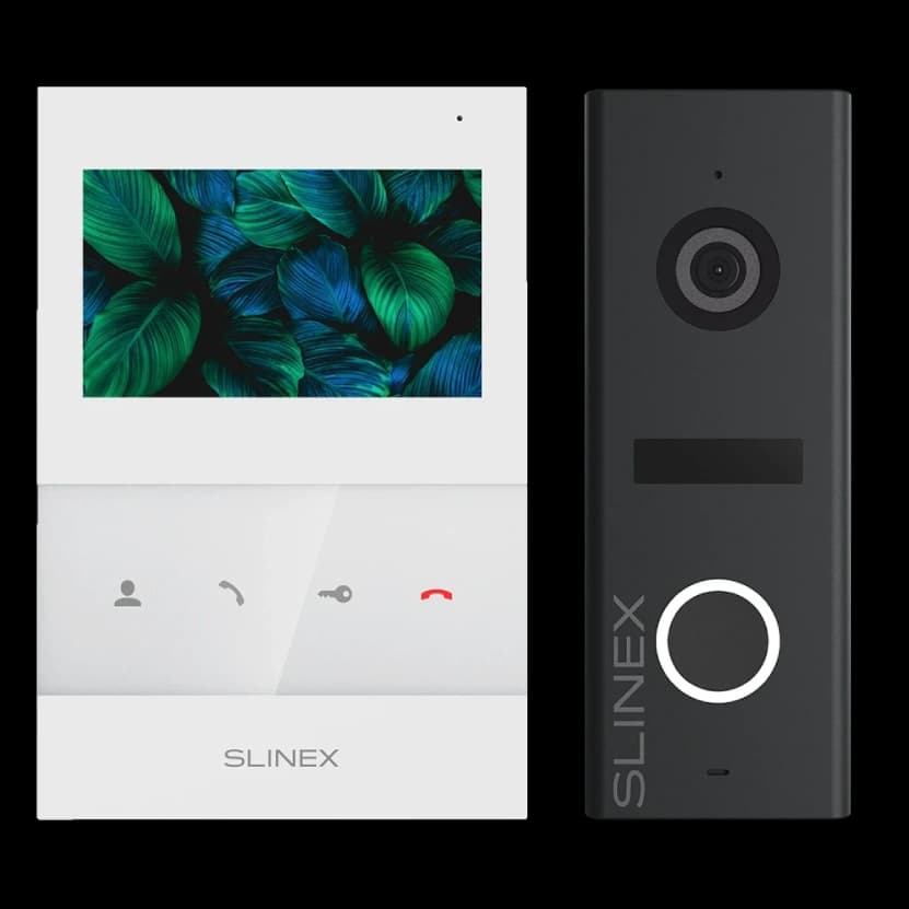 Комплект відеодомофону Slinex SQ-04 White + ML-17HR Graphite