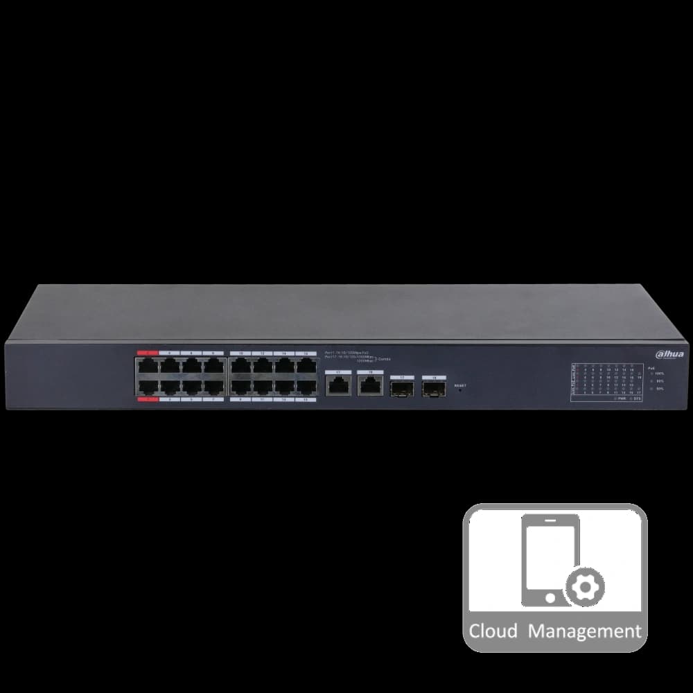 Комутатор мережевий Dahua DH-CS4218-16ET-135
