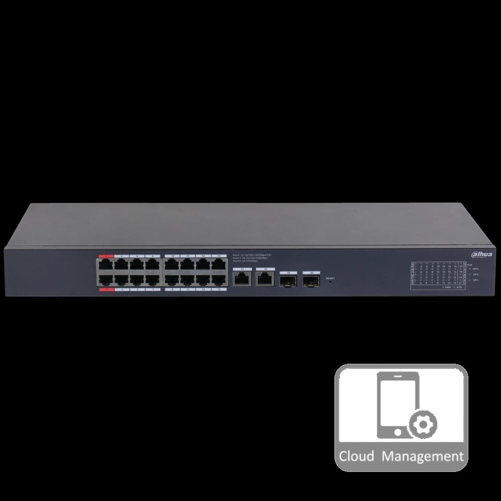 Комутатор мережевий Dahua DH-CS4220-16GT-190