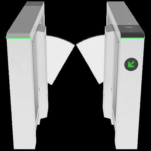 Розсувний турнікет із 1 смугою руху з функцією антипаніка ZKTeco Mars-F1000