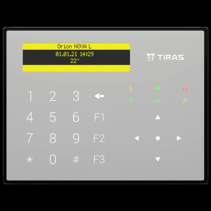 Клавіатура Tiras K-GLCD+(white)