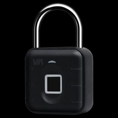 Замок навісний Via Security VL-1F/TB зі зчитувачем відбитка пальцю
