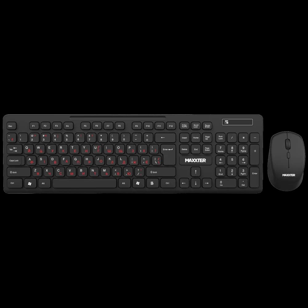 Бездротовий комплект Maxxter KMS-WCM-02B-UA