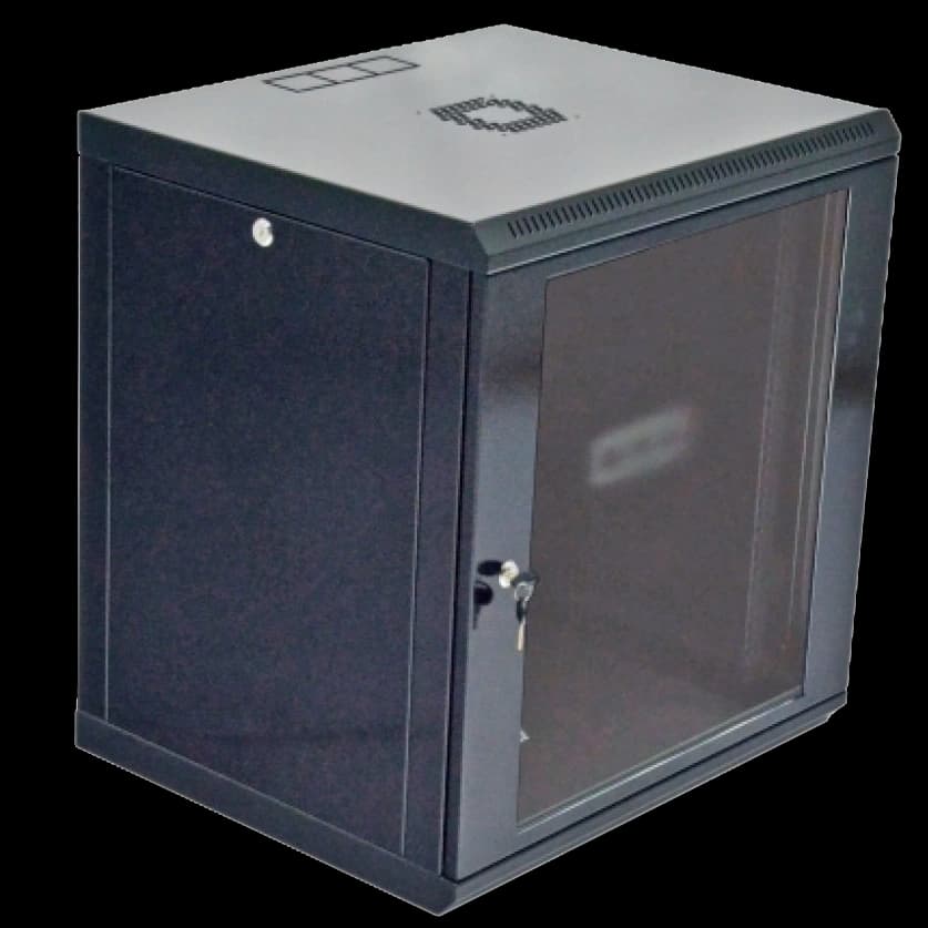 Шафа 12U, 600х500х640 мм (Ш*Г*В), акрилове скло