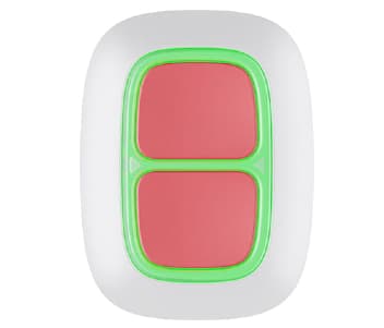Тривожна кнопка Ajax DoubleButton white EU