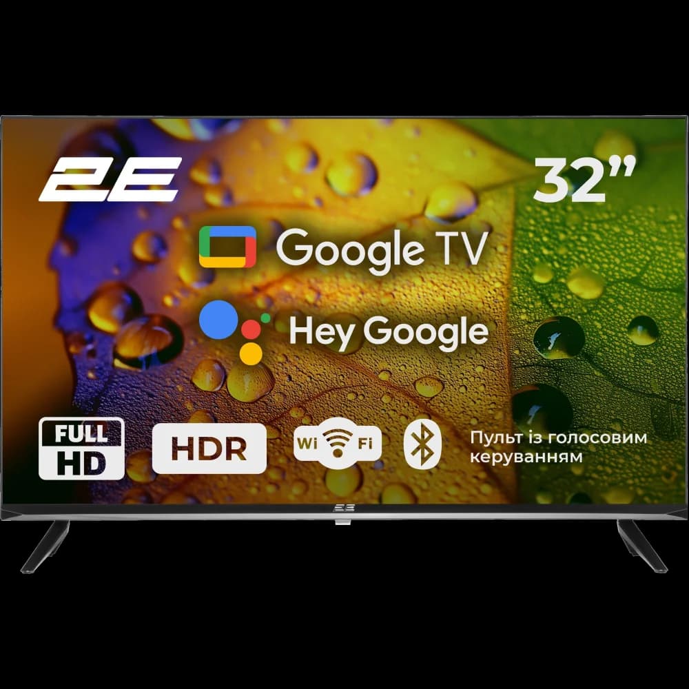 Телевізор 2E 32A07KF 32" дюйма 1920x1080 Google TV
