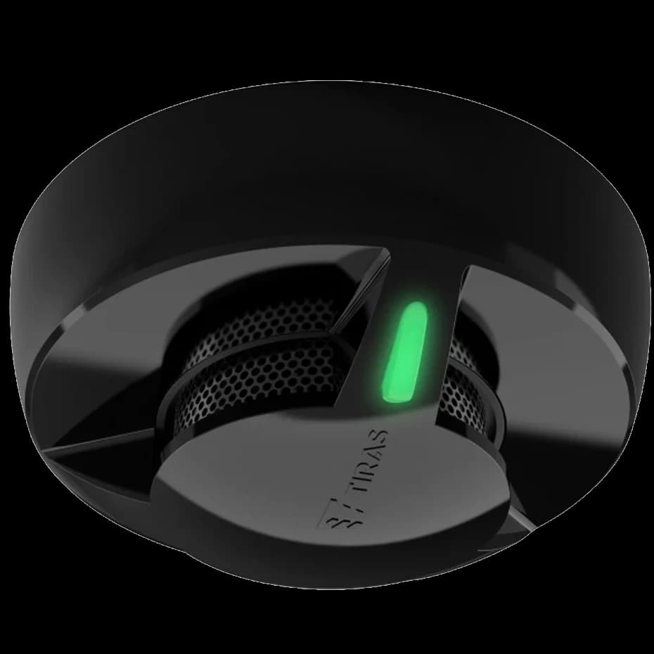 Адресний пожежний сповіщувач задимлення Tiras DETECTO SMK100 Black