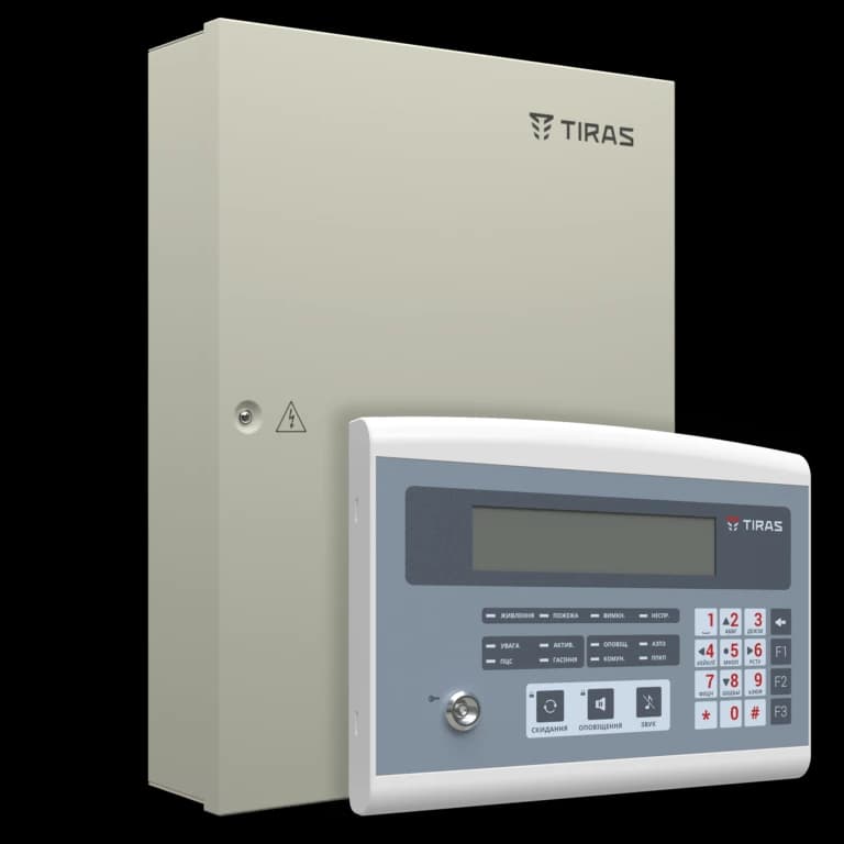 Прилад приймально-контрольний пожежний Тірас ППКП "Tiras -16.128 П"