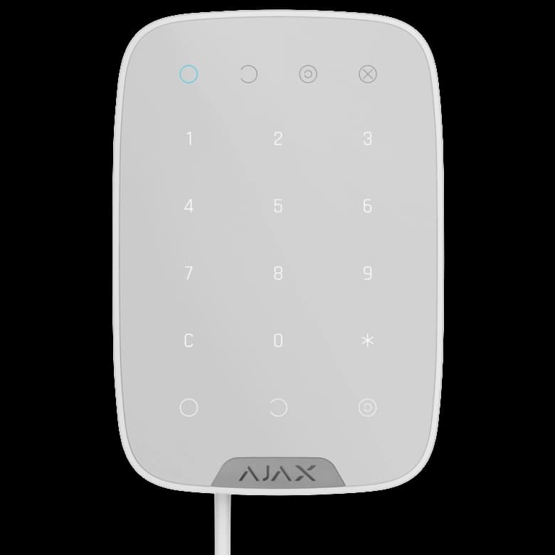Superior Keypad white Fibra Дротова сенсорна клавіатура Ajax