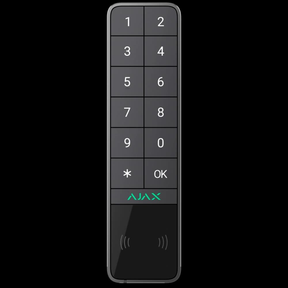 Бездротова клавіатура Ajax Keypad Outdoor graphite
