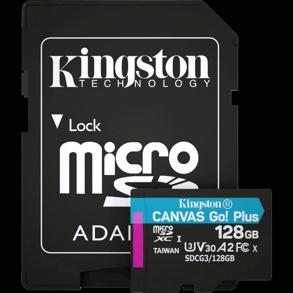 Модуль флеш-пам'яті Kingston 128GB microSDXC A2 U3 V30 + ADP