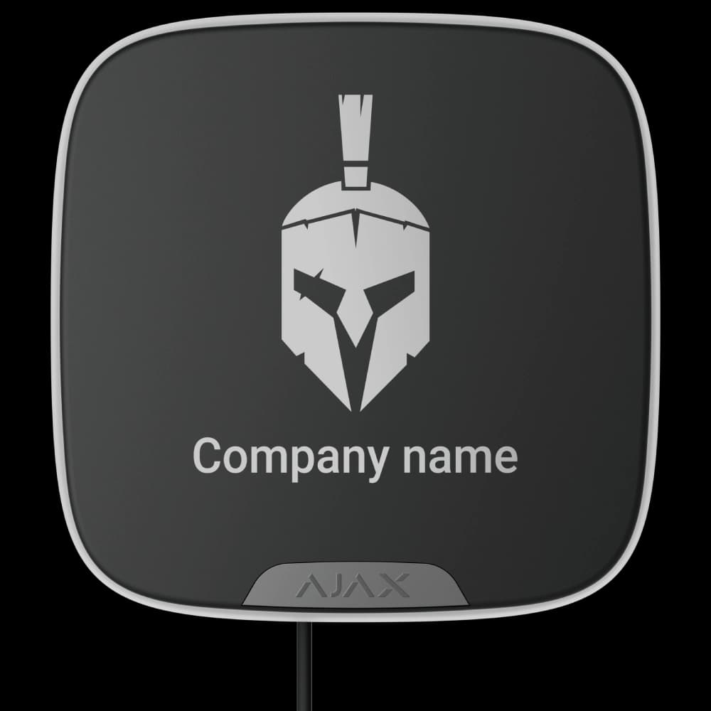 Superior StreetSiren DoubleDeck black Fibra Дротова вулична сирена Ajax