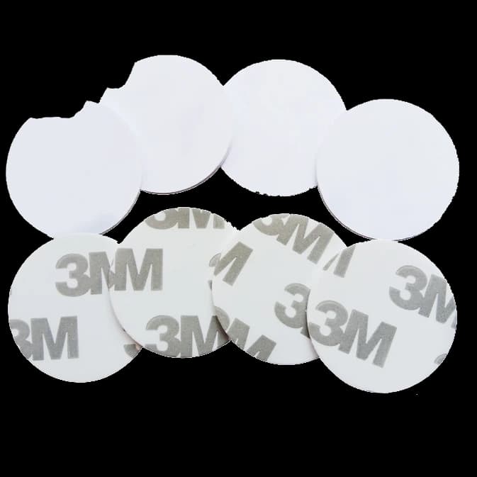 Самоклейка з кодом сумісна з Mifare 1K Ø25мм