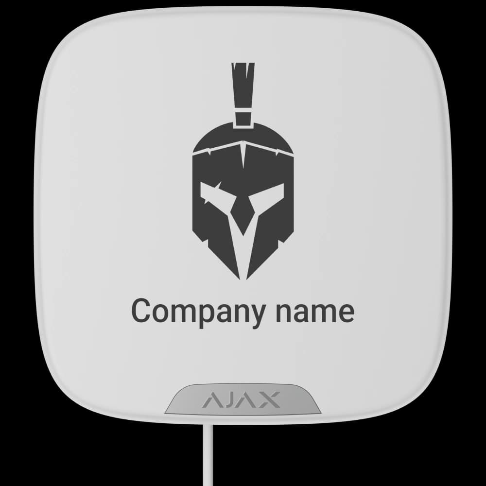 Superior StreetSiren DoubleDeck white Fibra Дротова вулична сирена Ajax