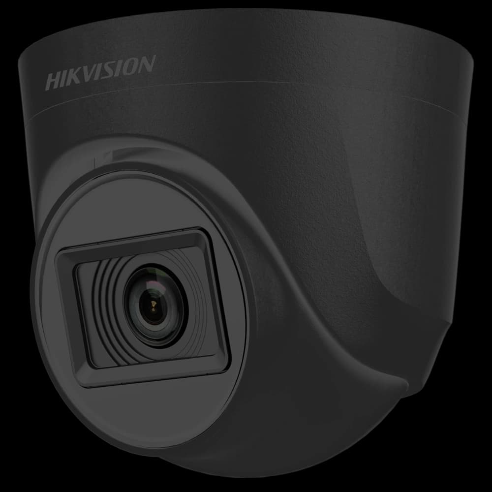 Turbo HD відеокамера Hikvision DS-2CE76D0T-ITPFS/Black 2МП (2.8 мм) з мікрофоном
