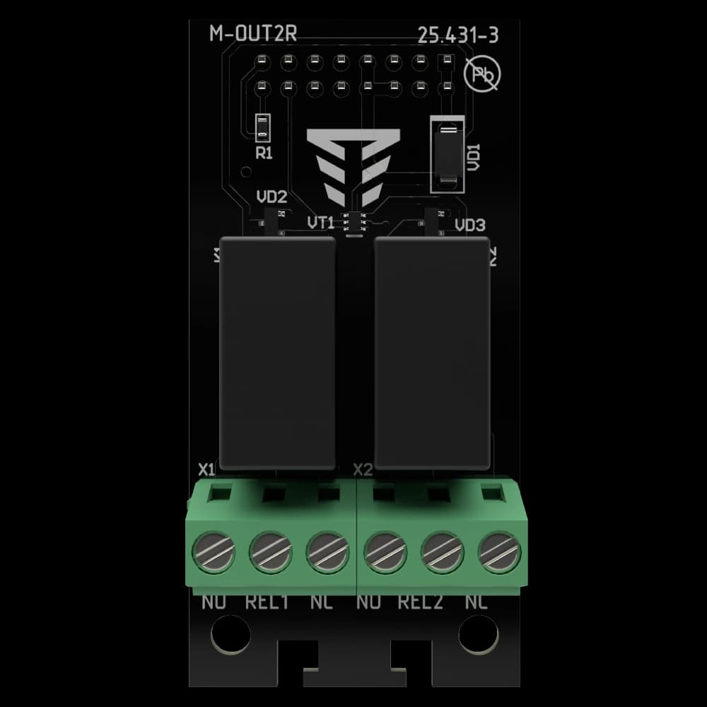 Модуль розширення виходів Тірас Tiras M-OUT2R