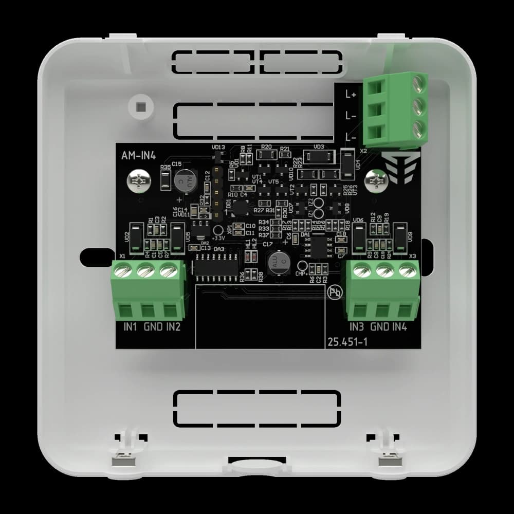 Адресний модуль для збільшення кількості входів Тірас Tiras AM-IN4