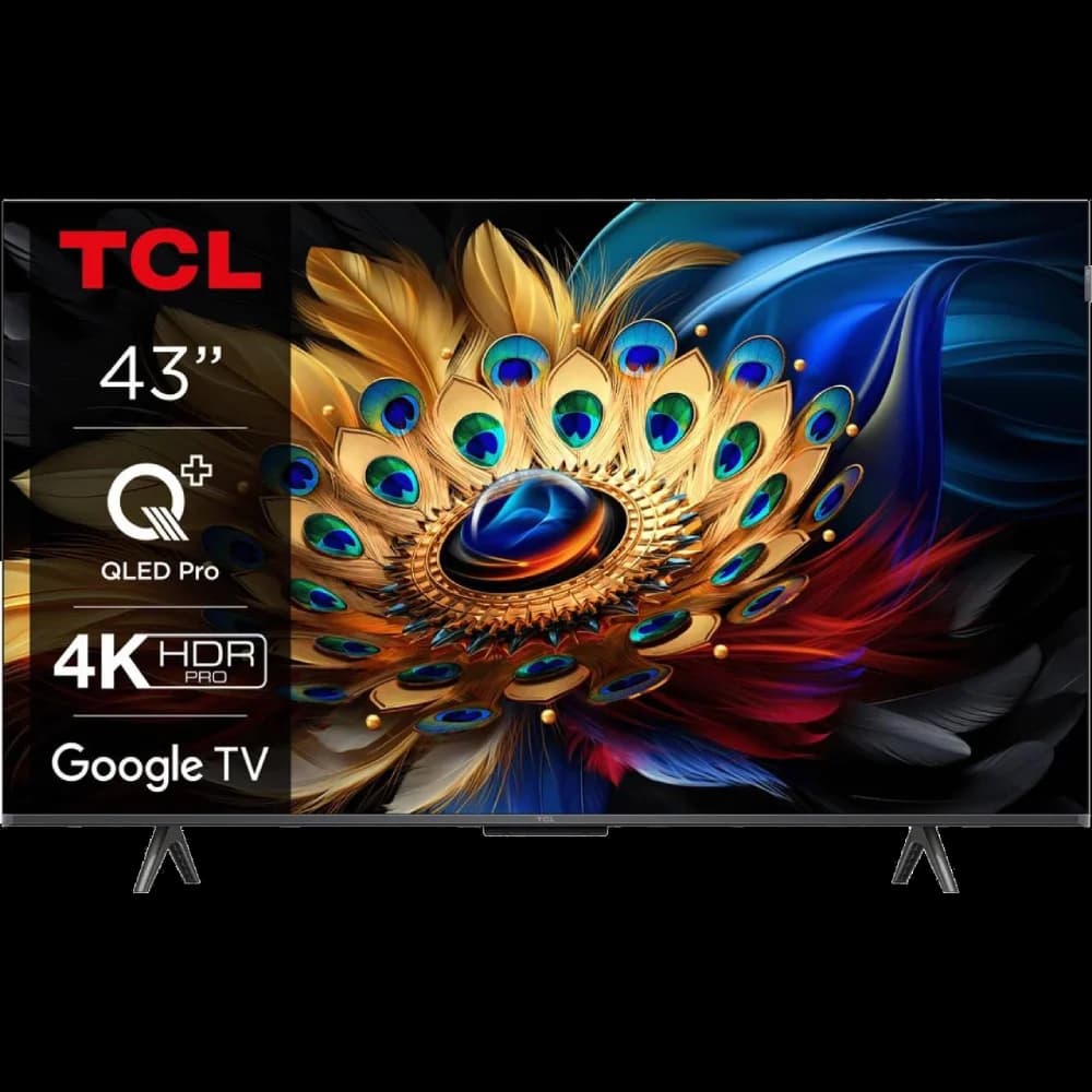Телевізор TCL 43C69B QLED 4K 60Hz Smart Google TV Titan