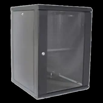 Шафа настінна Hypernet 15U 19" 600x600 (WMNC66-15U-FLAT-BLACK)