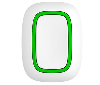 Бездротова тривожна кнопка біла Ajax Button white EU