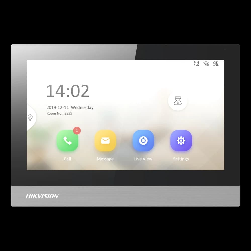 Відеодомофон Hikvision DS-KH8380-WTE1/Flush