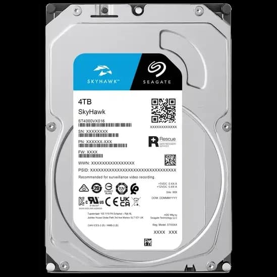 Жорсткий диск внутрішній SEAGATE SkyHawk ST4000VX016 4Тб